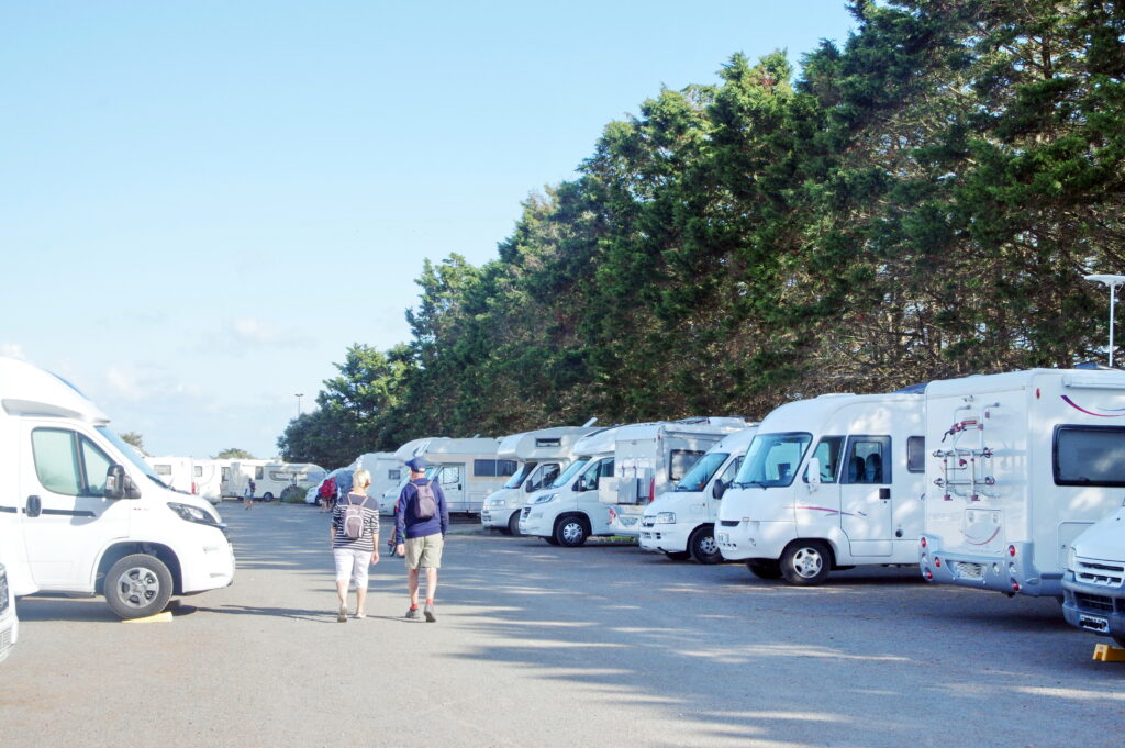 motorhomes parked up