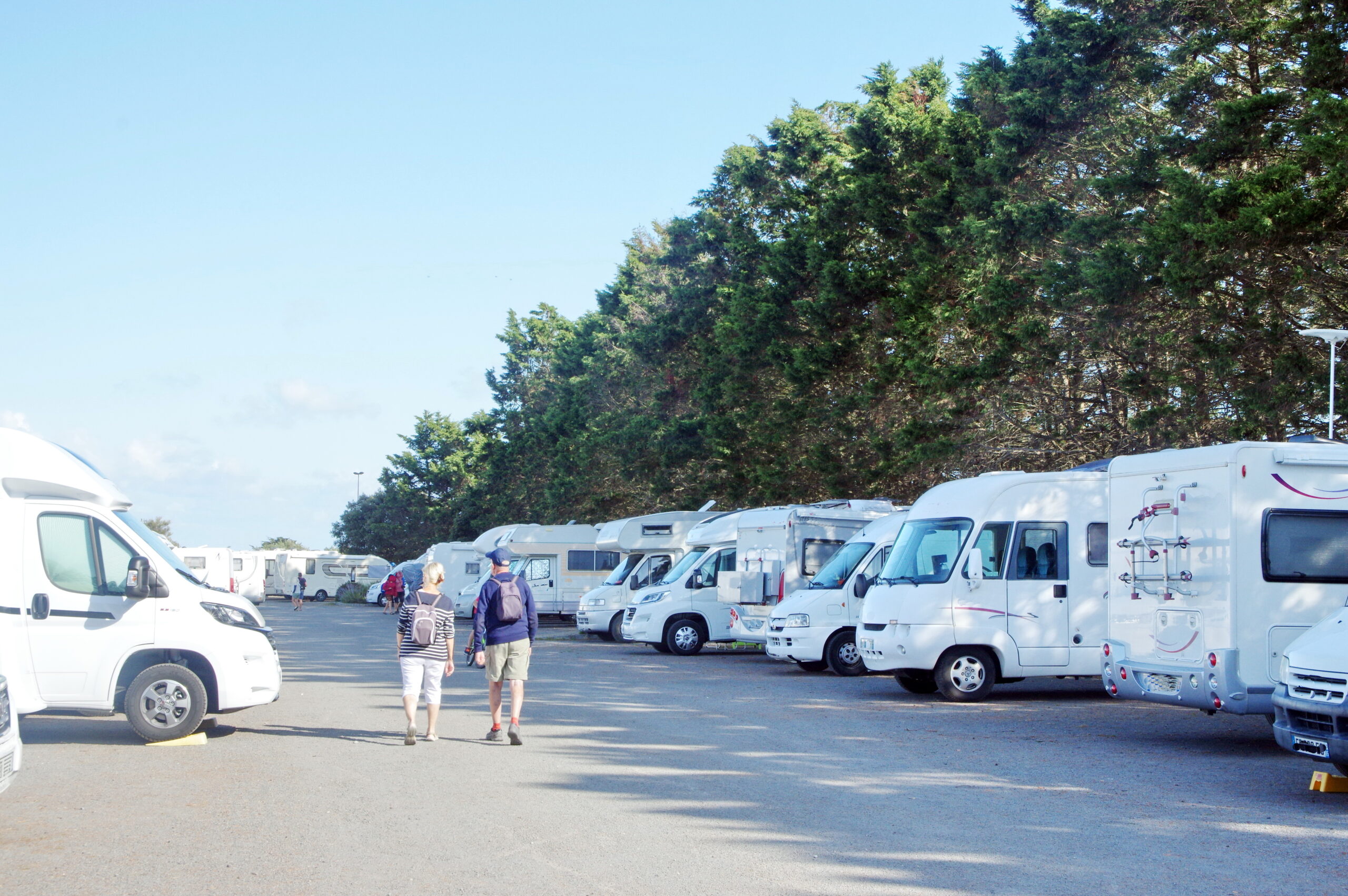 motorhomes parked up